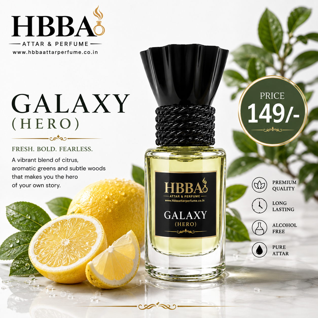 Galaxy Attar Oil – Hero Signature Fragrance
