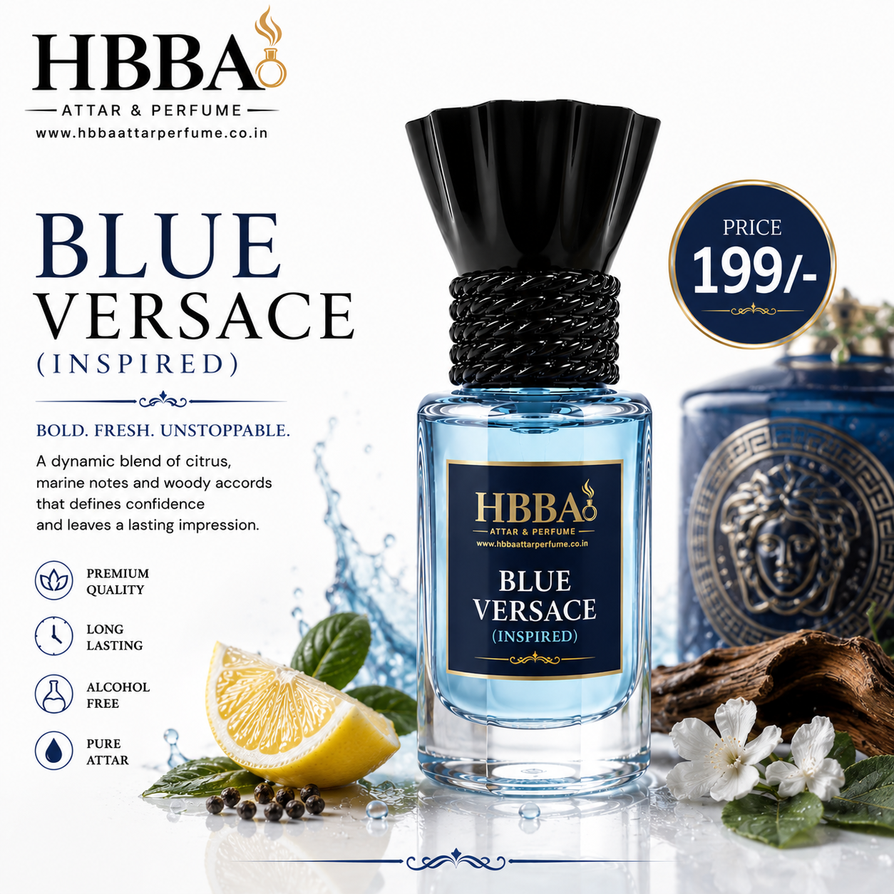 Blue Versace (inspired) – Fresh & Elegant Fragrance